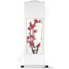 Red Plum Blossoms Chinese Painting Wall Scroll