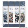 Chinese Abstract Great Wall 4 Seasons Scroll Painting Set