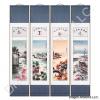 4 Seasons Chinese Home Nearby Rivers Wall Scroll Painting Set