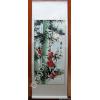 Bamboo Pine Tree and Plum Blossoms Chinese Painting Scroll