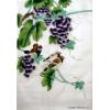 Birds and Grapes Chinese Silk Painting