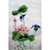 Birds and Lotus Flowers Chinese Silk Painting