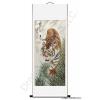 Descending Tiger Chinese Detail Brush Wall Scroll Painting