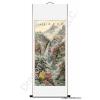 Chinese Scroll Painting of colorful mountains and waterfalls
