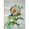 Rainbow Chrysanthemum Chinese Silk Painting