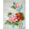 Good Fortune Peonies Chinese Silk Painting