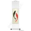 Two Fish Chinese Scroll Painting, Yin Fish Left
