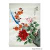 Chinese Silk Painting of Birds and Flowers in Spring