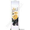 Yellow Peonies Chinese Brush Painting Scroll