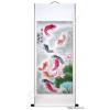 Nine Fish Lotus Pond Chinese Detail Painting Scroll