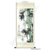Large Bamboo Scroll Painting of Wealth
