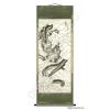 Chinese Brush Painting Scroll of Growling Dragon