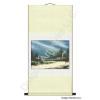 Chinese Landscape Painting of Cranes in Summer Blue Skies