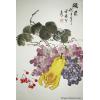 Chinese Brush Painting of Harvest Fruit