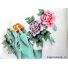 Chinese Birds and Flowers Silk Painting