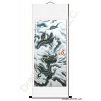 Green Dragon Chinese Scroll Painting