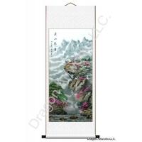 Mountain River Chinese Landscape Painting Scroll
