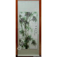 Green Bambo Chinese Painting Scroll