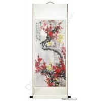 Original Chinese Wall Scroll Painting of Plum Blossoms